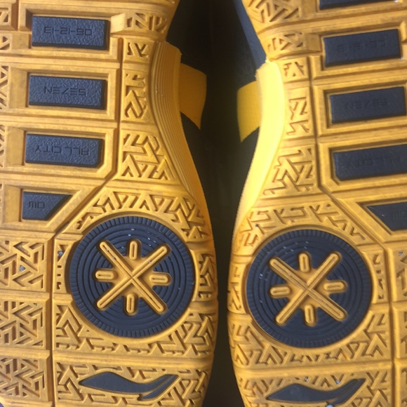 Li-Ning Way of Wade 7 All City Marquette PE Basketball Shoes - Black/Yellow - Picture 8 of 13